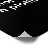 I'm Not Quiet I'm Plotting Funny Introvert ポスター (角)