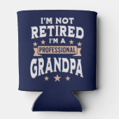 I'm not Retired I'm a Professional Grandpa 缶クーラー (裏面)
