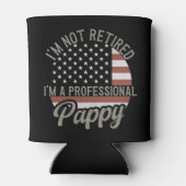 I'm not Retired I'm a Professional Pappy 缶クーラー (裏面)