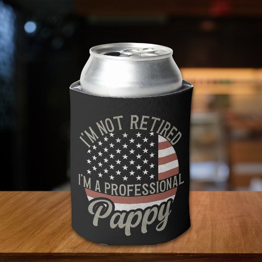 I'm not Retired I'm a Professional Pappy 缶クーラー