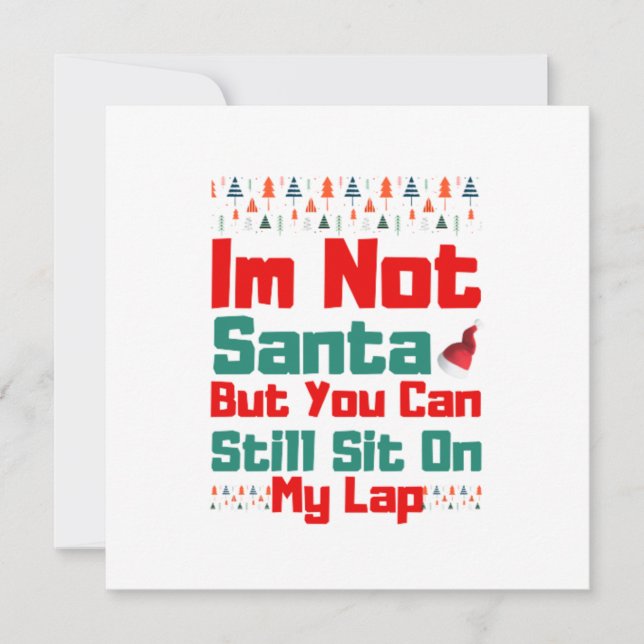 I'm Not Santa But You Can Still Sit On My Lap (正面)