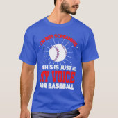 Im Not Screaming Coaching Sports Coach Baseball fu Tシャツ (正面)