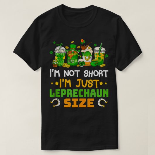 Im Not Short ImサイズおもしろいSt patricks dayタンクT Tシャツ (デザイン正面)