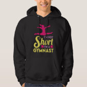 I'm not short I'm a Gymnast cheerleader and gymnas パーカ (正面)