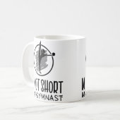 Im Not Short Im A Gymnast Cheerleading コーヒーマグカップ (正面左)