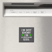 I'm Not Short Leprechaun Size Irish Funny St Patri マグネット (インサイチュ (食洗機))