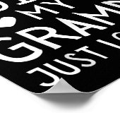 I'm Not Siled My Gramps Just Loves Me Funny Granhi ポスター (角)