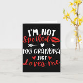 I'm Not Siled My Grandpa Loves Me Family Reunion M カード (黄色い花)