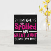 I'm Not Siled My Great Aunt Just Loves Me Great Ni カード (黄色い花)