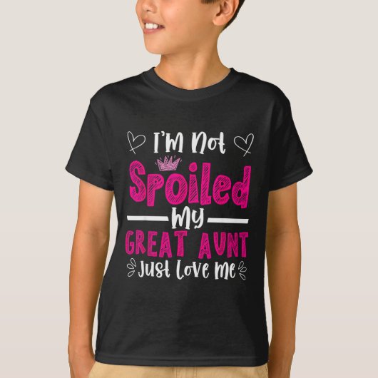 I'm Not Siled My Great Aunt Just Loves Me Great Ni Tシャツ (正面)
