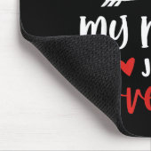 I'm Not Siled My Mama Loves Me Daughter Son Family マウスパッド (コーナー)