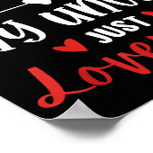 I'm Not Siled My Uncle Loves Me Nephew Niece Match ポスター (角)