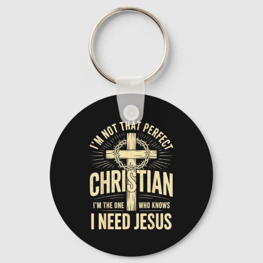 I'm Not That Perfect Christian Jesus  キーホルダー (正面)