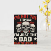 I'm Not The Step Dad I'm Dad That Stepped Up Fathe カード (黄色い花)