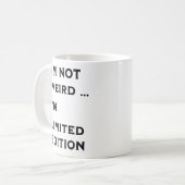 i'm not weird コーヒーマグカップ (正面左)