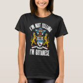 I'm Not Yelling I'm Guyanese Retro Distressed Guya Tシャツ (正面)