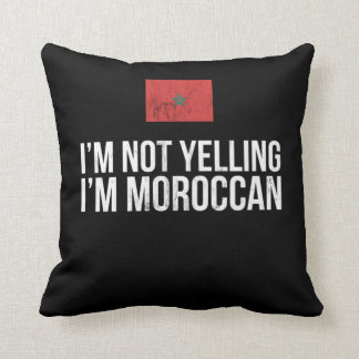 IM Not Yelling IM Moroccan Morocco Flag  クッション