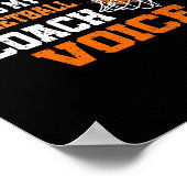 I'm Not Yelling This Is My Sketll Coach Voice  ポスター (角)