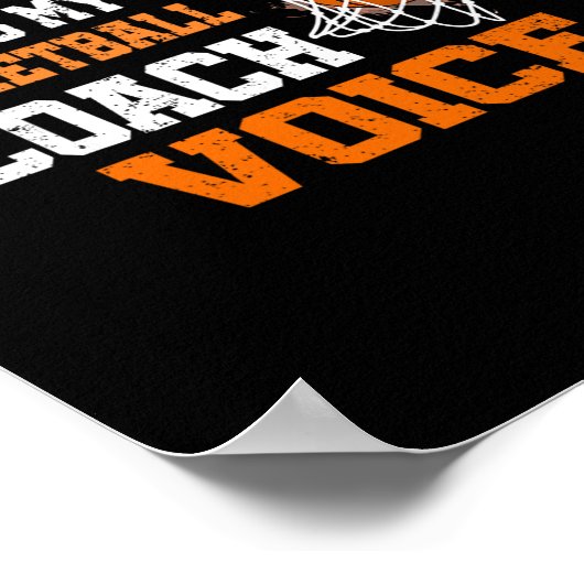 I'm Not Yelling This Is My Sketll Coach Voice  ポスター (角)