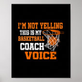 I'm Not Yelling This Is My Sketll Coach Voice  ポスター (正面)