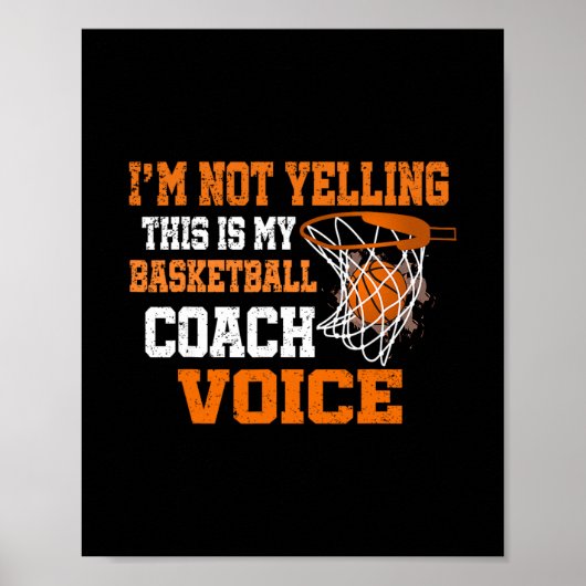 I'm Not Yelling This Is My Sketll Coach Voice  ポスター (正面)