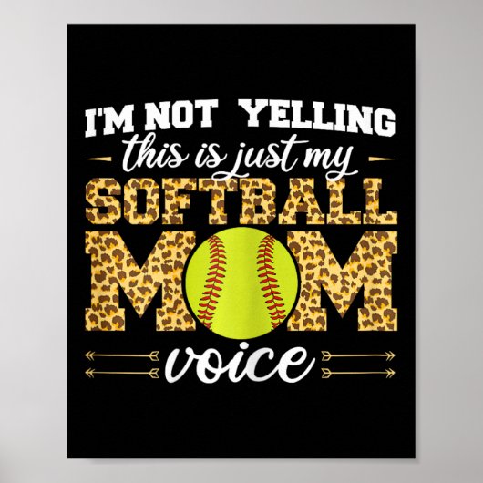 I'm Not Yelling This Is Softll Mom Voice Leopard S ポスター (正面)