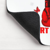 Im Officially A Handful Five Pink Bow 5th Birthday マウスパッド (コーナー)