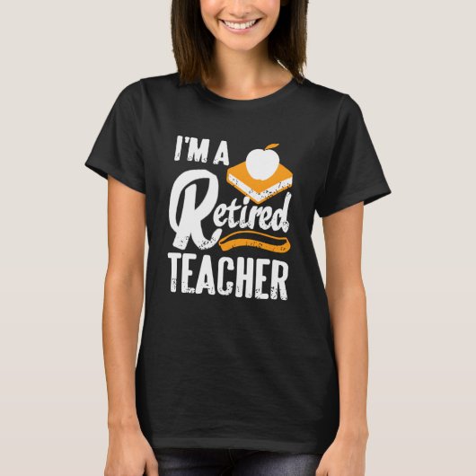I'm Officially Retired from Teaching Life Begins N Tシャツ (正面)