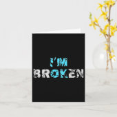 I'm Ok Broken - 私は壊れている カード (黄色い花)