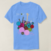 Im Ok Crochet And Knitting Funny Crocheting  Tシャツ (デザイン正面)