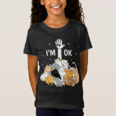 I'm Ok Funny Cats Lover Tシャツ (正面)