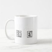 I'm Ok I'm Broken Invisible Illness I Am Ok Broken コーヒーマグカップ (左)