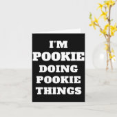 I'm Okie Doing Okie Things Aesthetic Slang Viral G カード (黄色い花)