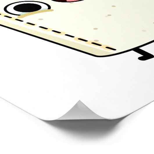 I'm On A Roll Funny Toilet Paper Pun  ポスター (角)