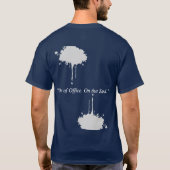 I'm On Beach Time – Minimal Summer Tee Tシャツ (裏面)