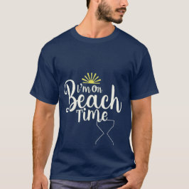 I'm On Beach Time – Minimal Summer Tee Tシャツ