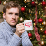 I'm On The Naughty List コーヒーマグカップ<br><div class="desc">I'm on the naughty list funny Christmas gifts</div>