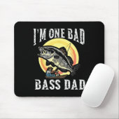 I'm One Bad B Dad ラージマウス B マウスパッド (マウス)