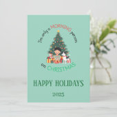 I'm only a morning person on Christmas Card シーズンカード (スタンド正面)
