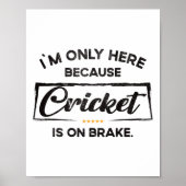 Im Only Here Because Cricket  ポスター (正面)
