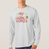 I'm Only Here for the Eggnog & Cookies Tシャツ (正面)