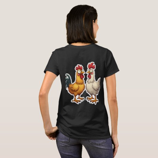 Im-Peck-able chicks Tシャツ (裏面フル)