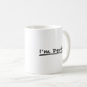 I'm Perfect おもしろい Women's Tee Ledes コーヒーマグカップ (正面右)