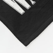 Im Pibble Wash My Belly Frenchie Bulldog フリースブランケット (角)