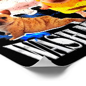 Im Pibble Wash My Belly Frenchie Bulldog  ポスター (角)