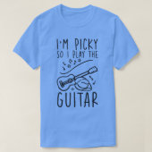 Im Picky So I 遊 The  Guitar 1820 Tシャツ (デザイン正面)