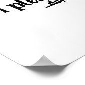 Im Pleasant...皮肉おもしろいを吐く_2 ポスター (角)