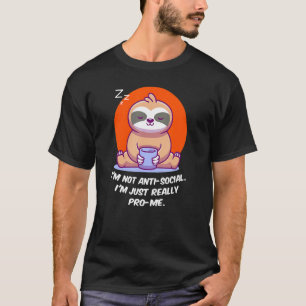 Im Pro Me内向陽性反社会的前向き Tシャツ