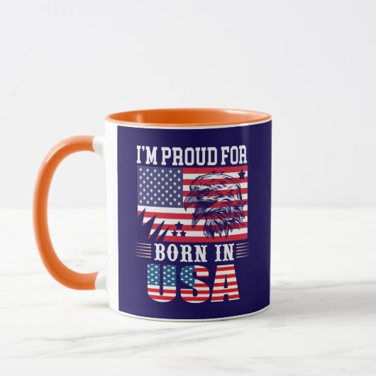 I'm Proud For Born in USA-62974 マグカップ (左)