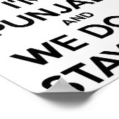 Im Punjabi And We Dont Keep Calm Baby ポスター (角)